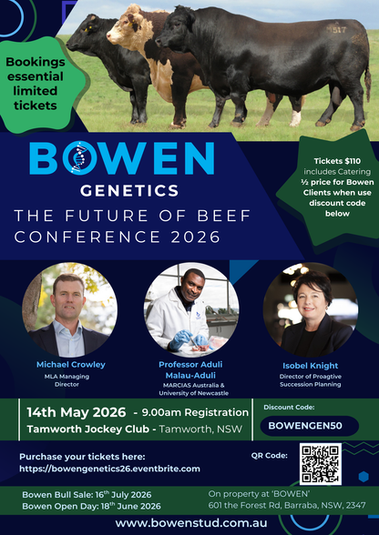 Bowen Genetics "The Future of Beef Conference"